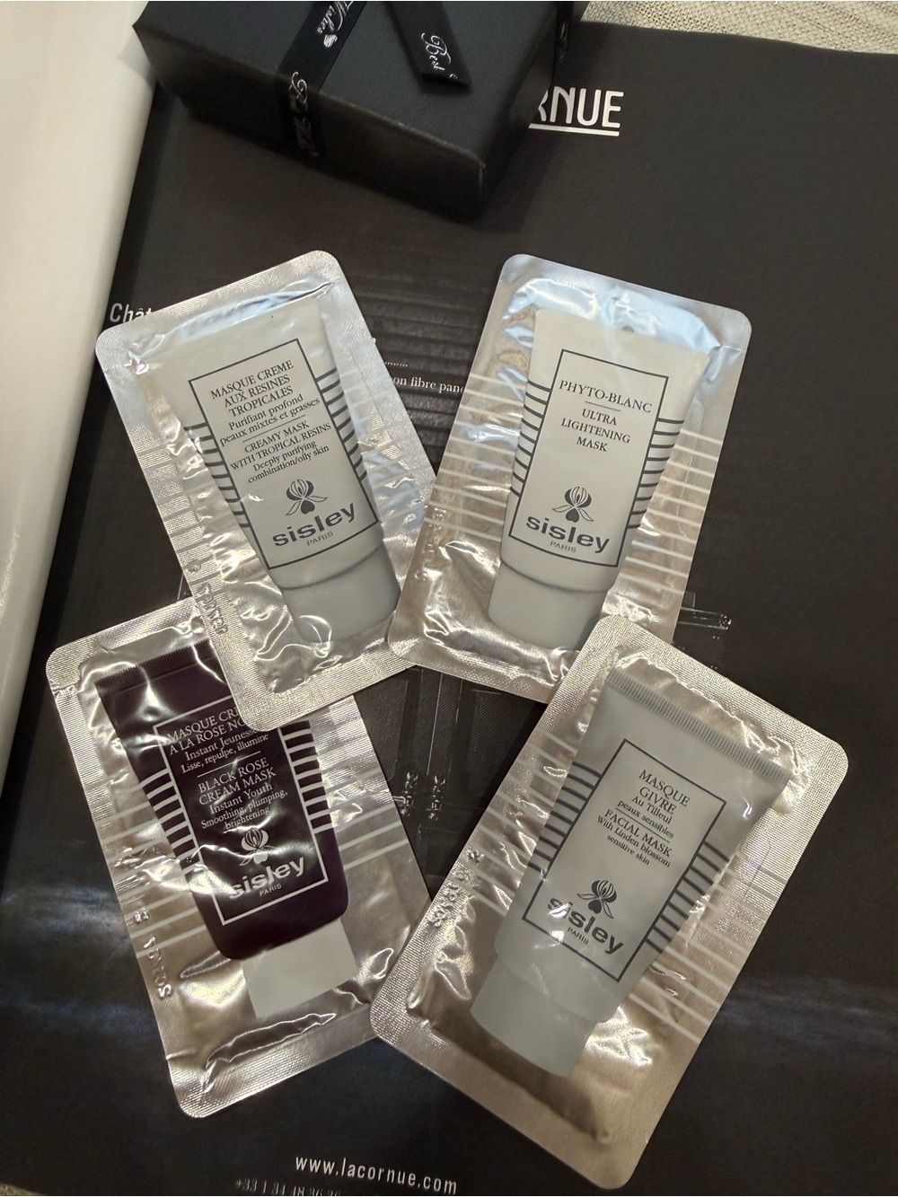 4 Sisley mask sample